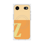 プレミアムスクエアケース with MagSafe［ オリジナル - initial two tone - Z orange ］