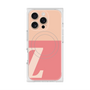 プレミアムスクエアケース with MagSafe［ オリジナル - initial two tone - Z pink ］