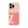 プレミアムスクエアケース with MagSafe［ オリジナル - initial two tone - Z pink ］