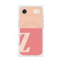 プレミアムスクエアケース with MagSafe［ オリジナル - initial two tone - Z pink ］