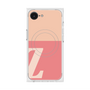 プレミアムスクエアケース with MagSafe［ オリジナル - initial two tone - Z pink ］