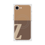 プレミアムスクエアケース with MagSafe［ オリジナル - initial two tone - Z brown ］