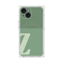 プレミアムスクエアケース with MagSafe［ オリジナル - initial two tone - Z green ］