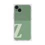 プレミアムスクエアケース with MagSafe［ オリジナル - initial two tone - Z green ］
