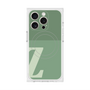プレミアムスクエアケース with MagSafe［ オリジナル - initial two tone - Z green ］