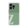 プレミアムスクエアケース with MagSafe［ オリジナル - initial two tone - Z green ］