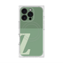 プレミアムスクエアケース with MagSafe［ オリジナル - initial two tone - Z green ］