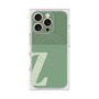 プレミアムスクエアケース with MagSafe［ オリジナル - initial two tone - Z green ］