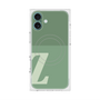 プレミアムスクエアケース with MagSafe［ オリジナル - initial two tone - Z green ］