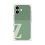 プレミアムスクエアケース with MagSafe［ オリジナル - initial two tone - Z green ］