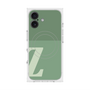 プレミアムスクエアケース with MagSafe［ オリジナル - initial two tone - Z green ］