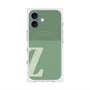 プレミアムスクエアケース with MagSafe［ オリジナル - initial two tone - Z green ］