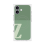 プレミアムスクエアケース with MagSafe［ オリジナル - initial two tone - Z green ］