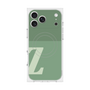 プレミアムスクエアケース with MagSafe［ オリジナル - initial two tone - Z green ］