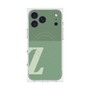 プレミアムスクエアケース with MagSafe［ オリジナル - initial two tone - Z green ］