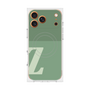 プレミアムスクエアケース with MagSafe［ オリジナル - initial two tone - Z green ］