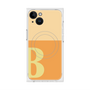 プレミアムスクエアケース with MagSafe［ オリジナル - initial two tone - B orange ］