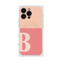 プレミアムスクエアケース with MagSafe［ オリジナル - initial two tone - B pink ］