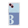 プレミアムスクエアケース with MagSafe［ オリジナル - initial two tone - B blue ］