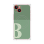 プレミアムスクエアケース with MagSafe［ オリジナル - initial two tone - B green ］