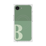 プレミアムスクエアケース with MagSafe［ オリジナル - initial two tone - B green ］