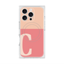 プレミアムスクエアケース with MagSafe［ オリジナル - initial two tone - C pink ］