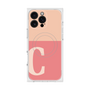 プレミアムスクエアケース with MagSafe［ オリジナル - initial two tone - C pink ］
