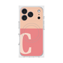 プレミアムスクエアケース with MagSafe［ オリジナル - initial two tone - C pink ］