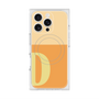 プレミアムスクエアケース with MagSafe［ オリジナル - initial two tone - D orange ］