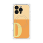 プレミアムスクエアケース with MagSafe［ オリジナル - initial two tone - D orange ］