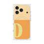 プレミアムスクエアケース with MagSafe［ オリジナル - initial two tone - D orange ］