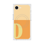 プレミアムスクエアケース with MagSafe［ オリジナル - initial two tone - D orange ］