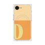 プレミアムスクエアケース with MagSafe［ オリジナル - initial two tone - D orange ］