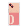 プレミアムスクエアケース with MagSafe［ オリジナル - initial two tone - D pink ］