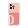 プレミアムスクエアケース with MagSafe［ オリジナル - initial two tone - D pink ］