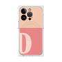 プレミアムスクエアケース with MagSafe［ オリジナル - initial two tone - D pink ］