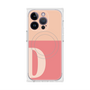 プレミアムスクエアケース with MagSafe［ オリジナル - initial two tone - D pink ］