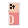 プレミアムスクエアケース with MagSafe［ オリジナル - initial two tone - D pink ］