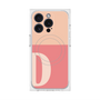 プレミアムスクエアケース with MagSafe［ オリジナル - initial two tone - D pink ］