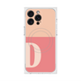 プレミアムスクエアケース with MagSafe［ オリジナル - initial two tone - D pink ］