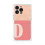 プレミアムスクエアケース with MagSafe［ オリジナル - initial two tone - D pink ］