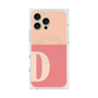 プレミアムスクエアケース with MagSafe［ オリジナル - initial two tone - D pink ］