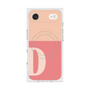 プレミアムスクエアケース with MagSafe［ オリジナル - initial two tone - D pink ］