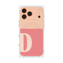 プレミアムスクエアケース with MagSafe［ オリジナル - initial two tone - D pink ］
