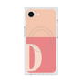 プレミアムスクエアケース with MagSafe［ オリジナル - initial two tone - D pink ］