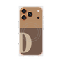プレミアムスクエアケース with MagSafe［ オリジナル - initial two tone - D brown ］