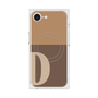プレミアムスクエアケース with MagSafe［ オリジナル - initial two tone - D brown ］