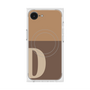 プレミアムスクエアケース with MagSafe［ オリジナル - initial two tone - D brown ］