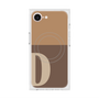 プレミアムスクエアケース with MagSafe［ オリジナル - initial two tone - D brown ］