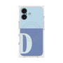 プレミアムスクエアケース with MagSafe［ オリジナル - initial two tone - D blue ］